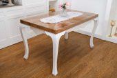 Finezza Mila Nakışlı Keten Efekt Kumaş Kreme Pembe Runner 45x150 cm - 1408 - 1