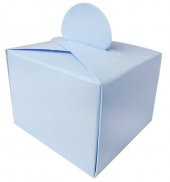 LOKUMLUK KARTON KUTU MAKARON MAVİ 25 ADET thumbnail 7