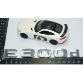 DK Tuning E300d Bagaj Krom ABS 3M 3D Yazı Logo Benz İle Uyumlu thumbnail 4