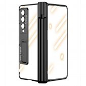 Samsung Galaxy Z Fold 4 Kılıf Kıpta Standlı Kalem Bölmeli Kapak - 6