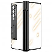 Samsung Galaxy Z Fold 4 Kılıf Kıpta Standlı Kalem Bölmeli Kapak - 9