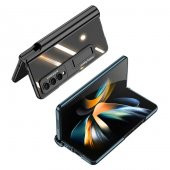 Samsung Galaxy Z Fold 4 Kılıf Kıpta Standlı Kalem Bölmeli Kapak - 10