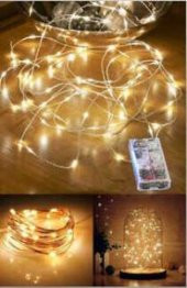 LED IŞIK PİLLİ 5 MT 3 FONKSİYON GÜNIŞIĞI 1 ADET - 1