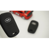Kia K2 K5 K7 Silikon Anahtar Siyah Kılıf Seti thumbnail 1