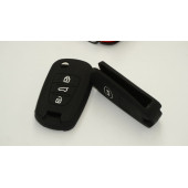 Kia K2 K5 K7 Silikon Anahtar Siyah Kılıf Seti thumbnail 3