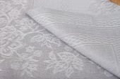 Finezza Lola Jakar Polyester Kumaş Gri Runner 45x150 cm - 1413 - 4