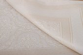 Finezza Roma Jakar Polyester Kumaş Bej Runner 45x150 cm - 1415 - 6