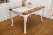 Finezza Ayda Jakar Polyester Kumaş Bej Runner 45x150 cm - 1416 - 1