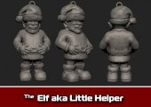 Elf Aka Küçük Yardımcı Süsleme Plastik Aparat - 3