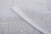 Finezza Ayda Jakar Polyester Kumaş Gri Runner 45x150 cm - 1417 - 6