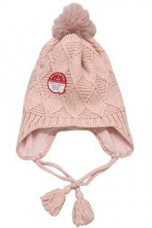 Kitti Kulaklı Bere Kız Çocuk (4-8 Yaş) K22130-02 Gül Pembe - 1