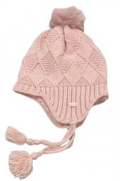 Kitti Kulaklı Bere Kız Çocuk (4-8 Yaş) K22130-02 Gül Pembe - 2