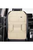 Bod Rodos Oto Koltuk Arkası Koruyucu Eşya Düzenleyici Araç içi Organizer Bej - 2