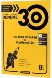 HIZ 8. SNF Deneme T.C. İNKLAP TARİHİ VE ATATÜRKÇLÜK DENEME 30 LU - 1
