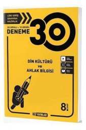 HIZ 8. SNF DİN KÜLTÜRÜ VE AHLAK BİLGİSİ DENEME 30 LU - 1