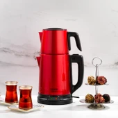 Schafer TeeLike Elektrikli Çay Makinesi-Kırmızı - 5