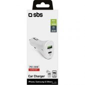 Sbs Araç Şarj Cihazı Usb-C Pd 20W + 1xusb-A - 1