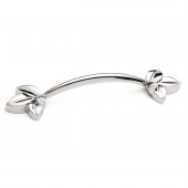 Defne 96 mm Krom Çiçekli Mobilya Dolap Kulp - 1