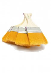 Zemin Fırçası 6 Numara Sentetik İpek Uçlu Kıl Akrilik Guaj Yağlı Boya Fırçası Zemin Fırça No:6 1 Adet - 3