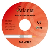 Atlanta RG6/U4 64 Tel CCS Anten Kablosu (100 Metre) - 1
