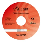 Atlanta RG6/U4 64 Tel CCS Anten Kablosu (300 Metre) - 1