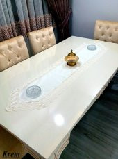 Aysa Linen Lüks Fiskos+Runner (SEÇENEKLİ) - 1