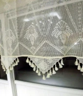 El İşi Dantelli Buldan Perdesi (140*250) - 2