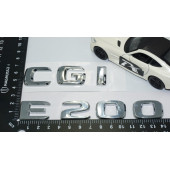 DK Tuning E200 CGi Bagaj Krom ABS 3M 3D Yazı Logo Benz İle Uyumlu thumbnail 4