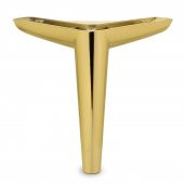Lüks Mobilya Kanepe Sehpa TV Ünitesi Koltuk Ayağı 17 cm Gold Altın Baza Ayak thumbnail 1