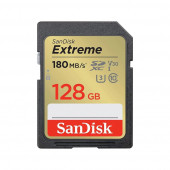 SanDisk Extreme 128GB 180MB/s SD UHS-I 4K UHD Hafıza Kartı SDSDXVA-128G-GNCIN - 1
