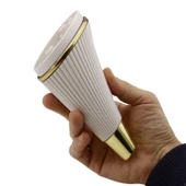 Iron Lüks Mobilya Kanepe Sehpa Tv Ünitesi Koltuk Ayağı 15 Cm Krem Gold Baza Ayakları - 3