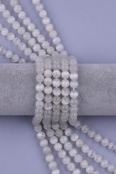 Selenit ( AB Kalite ) Doğal Taş Dizi 8 mm Küre Kesim thumbnail 1