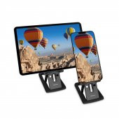 Polosmart PSM86 Masaüstü Ayarlanabilir Telefon Tablet Tutucu Stand Siyah - 2