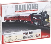 12 Parça Raylı Vagonlu Pilli Kara Tren 5645 - 2