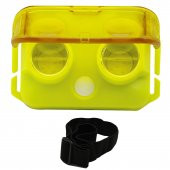 Kafa Lambası Ledli Pilli Kamp Kafa Feneri Kapaklı 1+1 W - 3