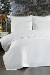 Fransız Dantelli Hanzade Çeyizlik Nevresim Takımı Krem thumbnail 6