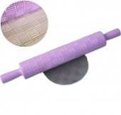 Desenli Plastik Merdane Hamur Şekillendirici - 2