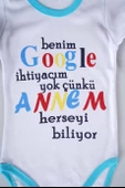 YENİ SEZON GOOGLE ANNEM YAZILI BEBEK ÇOCUK UZUN KOL PAMUK BADY ZIBIN - 6