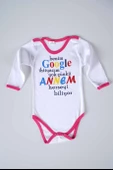YENİ SEZON GOOGLE ANNEM YAZILI BEBEK ÇOCUK UZUN KOL PAMUK BADY ZIBIN - 11