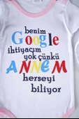 YENİ SEZON GOOGLE ANNEM YAZILI BEBEK ÇOCUK UZUN KOL PAMUK BADY ZIBIN - 4