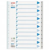 BIGPOINT PLASTIK A4 SEPERATOR 1-12 RAKAM (227-12) - 1