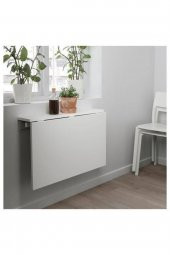Yemek Masası Duvara Monte Çalışma Masası Duvardan Açılan Monteli Masa 60*90 Cm Katlanır Masa - 1