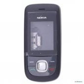 Nokia 2220 2220S Siyah Kapak + Tuş Takımı Arka Kapak Ön (A Kalite) - 1