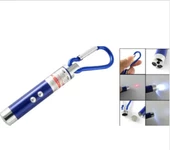 Kırmızı Lazer Kedi Oyuncağı Anahtarlık Fener ve Mor Işık - 2