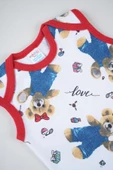 SEÇKİN PAMUK DESENLİ BEBEK ASKILI ÇITÇITLI BADİ ZIBIN - 4