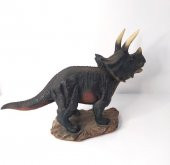 Triceratops Dinazor Hayvan Biblo Heykel Ev Ofis Dekorasyon 3D Görünümlü - 5