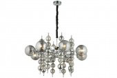 LampaLuce Regina Modern Salon Avizesi 8li Krom 65x90cm - 1
