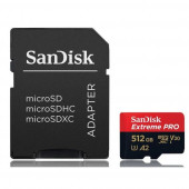SanDisk Extreme Pro 512GB 200/140MB/s microSDXC UHS-I A2 V30 Adaptörlü Hafıza Kartı SDSQXCD-512G-GN6MA - 3