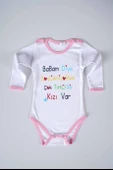 YENİ SEZON BABAM DİYE DEMİYORUM YAZILI BEBEK ÇOCUK UZUN KOL PAMUK BADY ZIBIN thumbnail 7