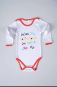 YENİ SEZON BABAM DİYE DEMİYORUM YAZILI BEBEK ÇOCUK UZUN KOL PAMUK BADY ZIBIN thumbnail 11